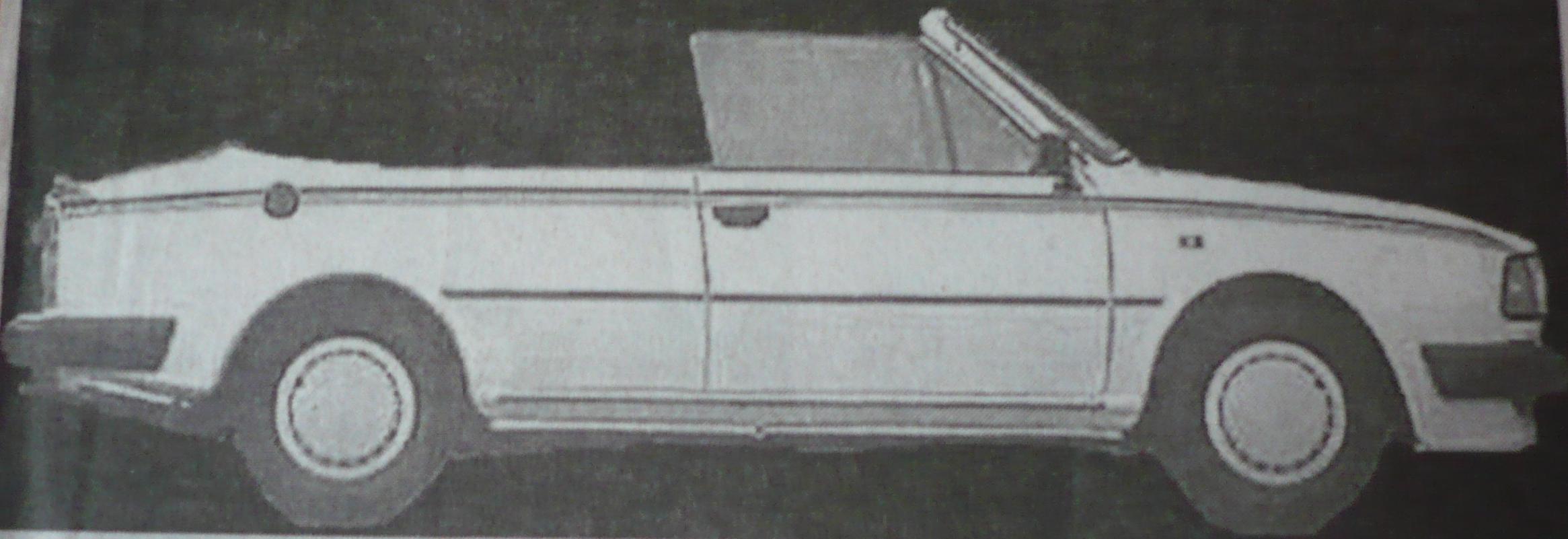 Škoda Rapid Cabrio prototyp